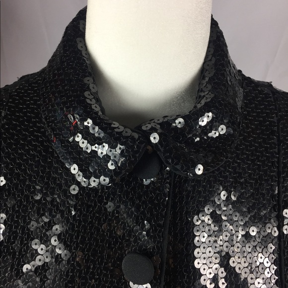 Vintage Giorgio Armani Sequin Jacket Blazer - Picture 3 of 6